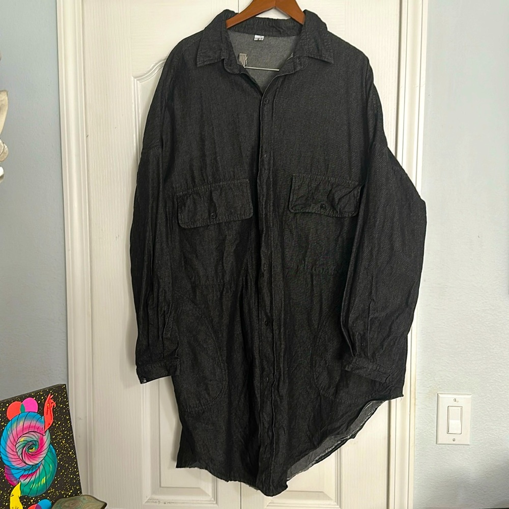 Dressed in LaLa Vintage Denim Shacket worn once!
